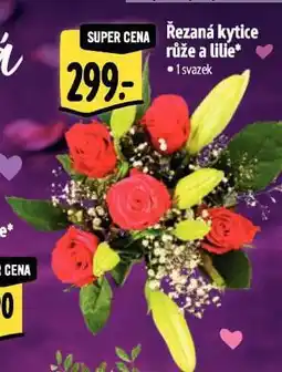 Albert Řezaná kytice růže a lilie nabídka