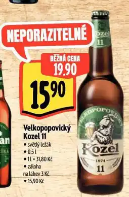 Albert Pivo velkopopovický kozel nabídka