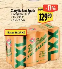 Albert Pivo zlatý bažant nabídka