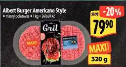 Albert Burger americano style nabídka
