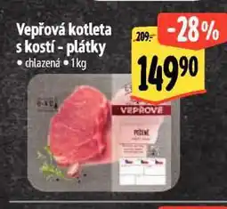 Albert Vepřová kotleta s kostí nabídka