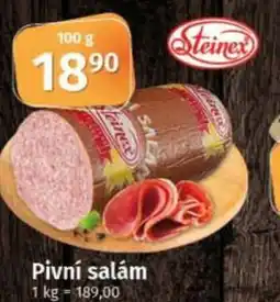 COOP TIP Pivní salám nabídka