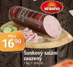 COOP TIP Šunkový salám zauzený nabídka