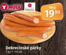 COOP TIP Debrecínské párky nabídka