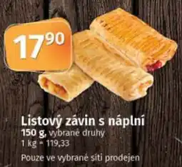COOP TIP Listový závin s náplní nabídka