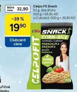 Tesco Celpo Fit Snack, 50 g, dva druhy nabídka