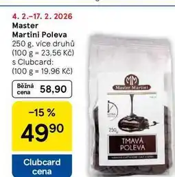 Tesco Master Martini Poleva, 250 g, více druhů nabídka