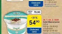 Tesco Italat Mascarpone nabídka