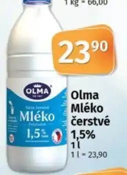 COOP TIP Olma Mléko cerstve 1.5% nabídka