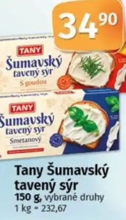 COOP TIP Tany Šumavský tavený sýr nabídka