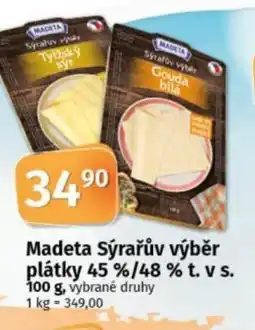 COOP TIP Madeta Sýrařův výběr plátky 45%/48% t. v s. nabídka