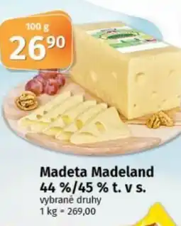 COOP TIP Madeta Madeland 44 %/45 % t. v s. nabídka