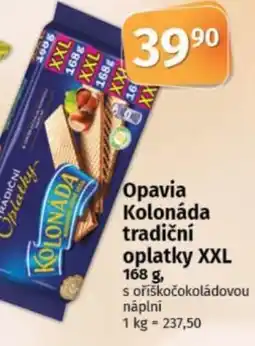 COOP TIP Opavia Kolonáda tradiční oplatky XXL nabídka