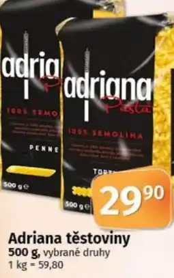COOP TIP Adriana těstoviny nabídka
