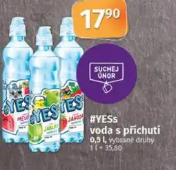 COOP TIP YESS voda s příchutí nabídka