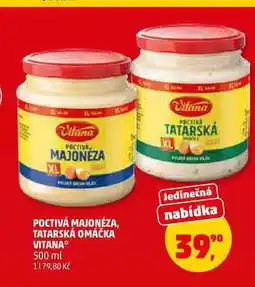 Penny Market POCTIVÁ MAJONÉZA VITANA nabídka