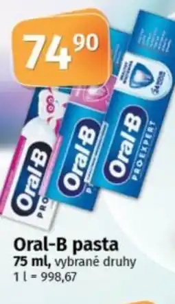 COOP TIP Oral-B pasta nabídka