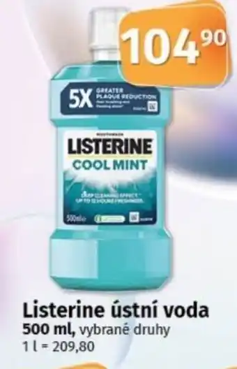 COOP TIP Listerine ústní voda nabídka