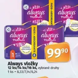 COOP TIP Always vložky nabídka