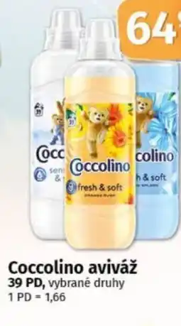 COOP TIP Coccolino aviváž nabídka