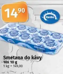 COOP TIP Ranko Smetana do kávy nabídka