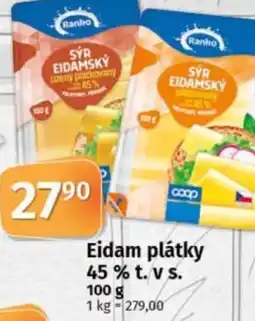 COOP TIP Ranko Eidam plátky 45% t. v s. nabídka