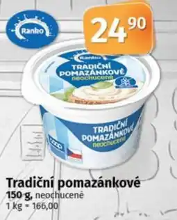 COOP TIP Ranko Tradiční pomazánkové nabídka