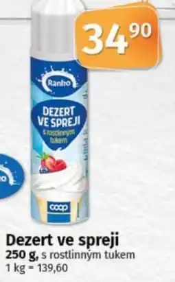 COOP TIP Ranko Dezert ve spreji nabídka