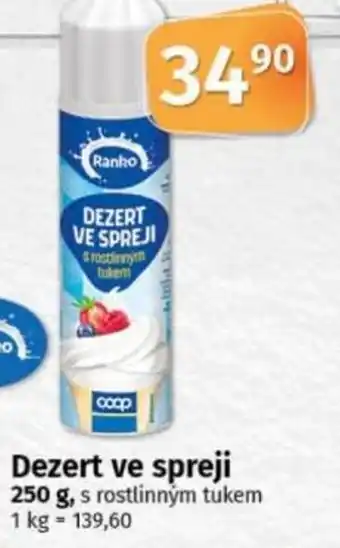 COOP TIP Ranko Dezert ve spreji nabídka