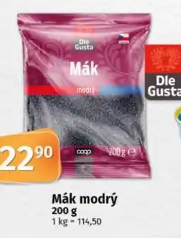 COOP TIP Dle Gusta Mák modrý nabídka