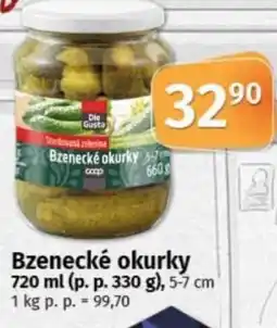 COOP TIP Dle Gusta Bzenecké okurky nabídka