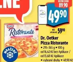 Albert Dr. Oetker Pizza Ristorante nabídka