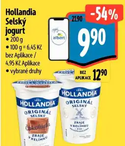 Albert Hollandia Selský jogurt nabídka