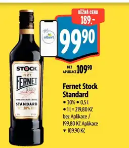Albert Fernet Stock Standard nabídka