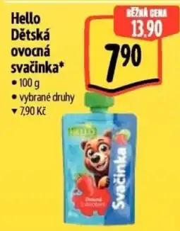 Albert Hello Dětská ovocná svačinka nabídka