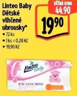 Albert Linteo Baby Dětské vlhčené ubrousky nabídka