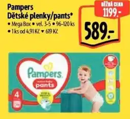 Albert Pampers Dětské plenky/pantss nabídka