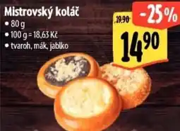 Albert Mistrovský koláč nabídka
