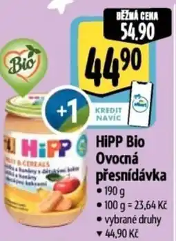 Albert HiPP Bio Ovocná přesnídávka nabídka