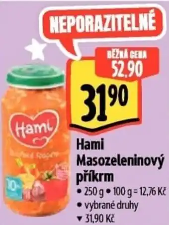 Albert Hami Masozeleninový příkrm nabídka