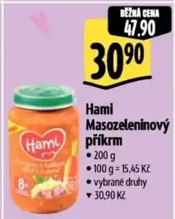 Albert Hami Masozeleninový příkrm nabídka