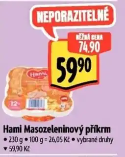 Albert Hami Masozeleninový příkrm nabídka