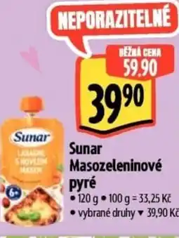Albert Sunar Masozeleninové pyré nabídka