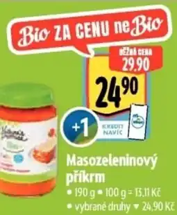 Albert Masozeleninový příkrm nabídka