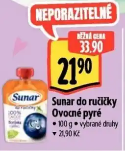 Albert Sunar do ručičky Ovocné pyré nabídka