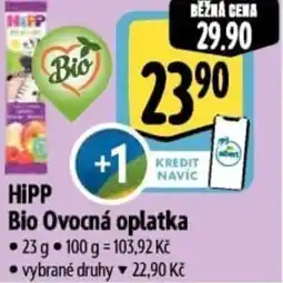 Albert HiPP Bio Ovocná oplatka nabídka