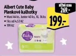 Albert Albert Cute Baby Plenkové kalhotky nabídka
