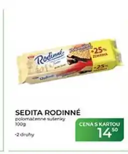Tamda Foods SEDITA RODINNÉ polomáčené sušenky nabídka