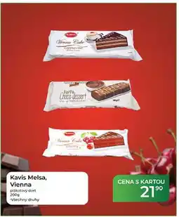 Tamda Foods Kavis Melsa, Vienna piškotový dort nabídka