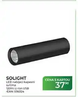 Tamda Foods SOLIGHT LED nabíjecí kapesní svítilna 120m nabídka